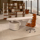 leather office chair Airone Mascheroni